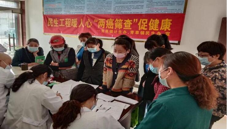【图看民生】桐城市城乡适龄妇女“两癌”免费筛查图片集